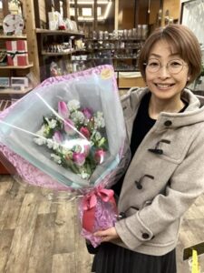 チョコレートの代わりに花束を