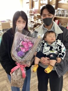 チョコレートの代わりに花束を