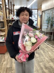 チョコレートの代わりに花束を