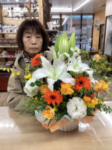 笑顔の花でお花見かな！