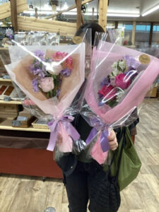笑顔の花でお花見かな！