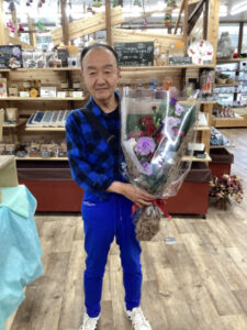お花たちには厳しい季節