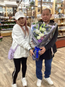 お花たちには厳しい季節
