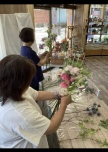 今回は、花束に挑戦