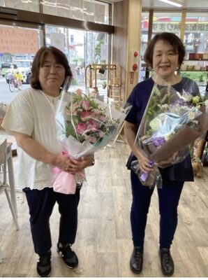 今回は、花束に挑戦