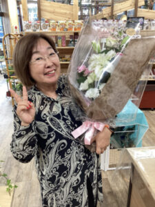 先日のチョークアート体験で