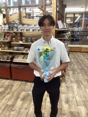 先日のチョークアート体験で