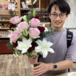 お花もだんだん秋色に