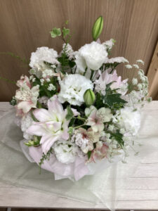 お花もだんだん秋色に