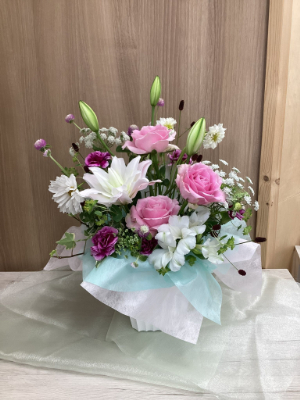 お花もだんだん秋色に