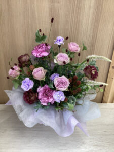 お花もだんだん秋色に