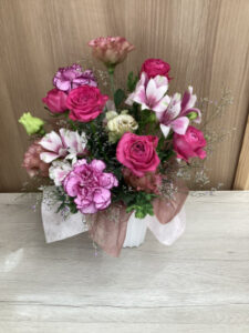 お花もだんだん秋色に