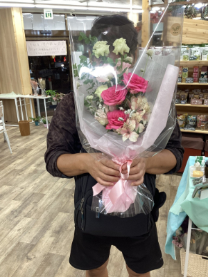 お花もだんだん秋色に